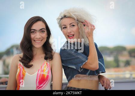 En présence de des actrices Tania CASSIANI (Argentine) et Romina INIESTA (Argentine). Festival annuel du film de Cannes 71st à Cannes, France, mai 2018. Le festival du film se déroulera du 8 au 19 mai. Banque D'Images