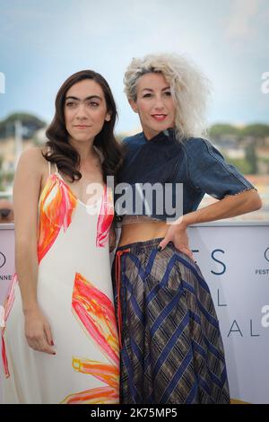 En présence de des actrices Tania CASSIANI (Argentine) et Romina INIESTA (Argentine). Festival annuel du film de Cannes 71st à Cannes, France, mai 2018. Le festival du film se déroulera du 8 au 19 mai. Banque D'Images