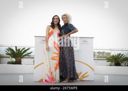 En présence de des actrices Tania CASSIANI (Argentine) et Romina INIESTA (Argentine). Festival annuel du film de Cannes 71st à Cannes, France, mai 2018. Le festival du film se déroulera du 8 au 19 mai. Banque D'Images
