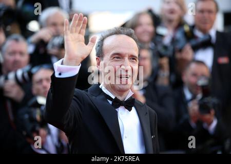 CANNES, FRANCE - 19 MAI : Roberto Benigni assiste à la projection de la cérémonie de clôture et de « l'homme qui a tué Don Quichotte » lors du Festival annuel du film de Cannes 71st au Palais des Festivals sur 19 mai 2018 à Cannes, France. Festival annuel du film de Cannes 71st à Cannes, France, mai 2018. Le festival du film se déroulera du 8 au 19 mai. Banque D'Images