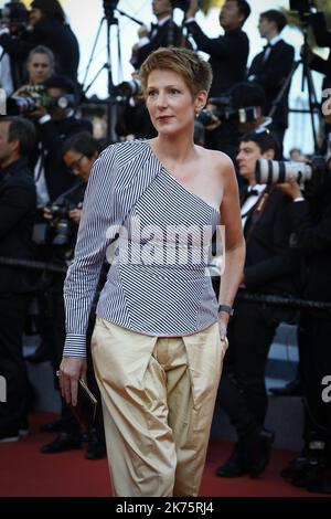 Natacha Polony 71st Festival annuel de Cannes à Cannes, France, mai 2018. Le festival du film se déroulera du 8 au 19 mai. Banque D'Images