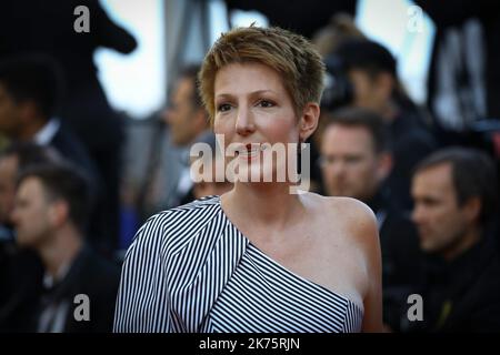 Natacha Polony 71st Festival annuel de Cannes à Cannes, France, mai 2018. Le festival du film se déroulera du 8 au 19 mai. Banque D'Images