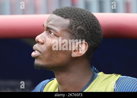 Paul Pogba en France Banque D'Images