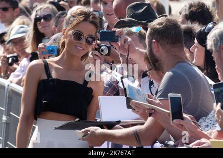 Kate Beckinsale participe à un photocall lors du Festival du film américain de Deauville 44th à Deauville, en France, sur 2 septembre 2018. Banque D'Images