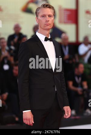 Thorbjørn Harr participe à la première du 22 juillet lors du Festival du film américain de Deauville 2018 en France sur 5 septembre 2018. Banque D'Images