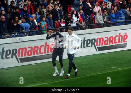 Blais Matuidi - session de formation de l'équipe France de football, Guingamp 10 2018 oct Banque D'Images