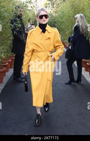 Caroline Daur assistant à la passerelle de la Tod dans le cadre de la semaine de la mode de Milan femmes automne hiver 19-20 Banque D'Images