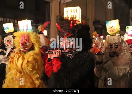 Carnaval de Bâle, Suisse sur 10 mars 2019. Banque D'Images