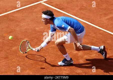 ©Laurent Lairys/MAXPPP - Marco Cecchinato d'Italie pendant le Rolex Monte-Carlo Masters 2019, ATP Masters 100 tennis Match sur 18 avril 2019 à Monaco - photo Laurent Lairys / MAXPPP Banque D'Images