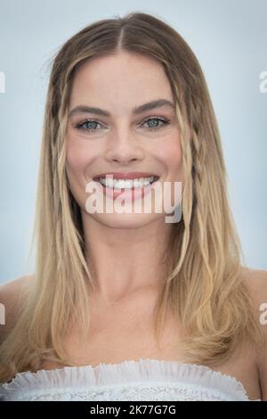 Margot Robbie assistait au film une fois à Hollywood Photocall, pendant le Festival de Cannes 72nd Banque D'Images