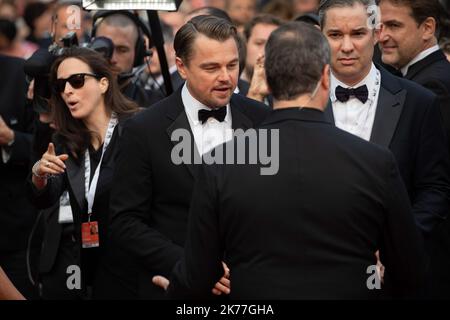 Leonardo DiCaprio, Leila Conners Banque D'Images