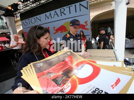 Monaco le 24/05/2019 - Formule 1 - Monaco Grand Prix - Fan zone MGP Live avec les pilotes - Max Verstappen de chez Red Bull - 77th Monaco le Grand Prix de Formule 1 a lieu du 23rd au 26th 2019 mai ©C DODERGNY Banque D'Images