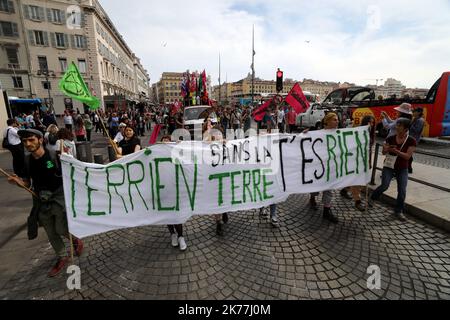 Marche de la jeunesse pour le climat à Marseille, France, le 24th 2019 mai Banque D'Images