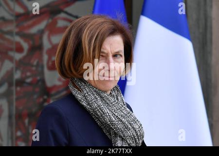 France / Ile-de-France (région) / Paris - Florence Parly, Ministre des armées quittant le Conseil des Ministres du 12 juin 2019 Banque D'Images