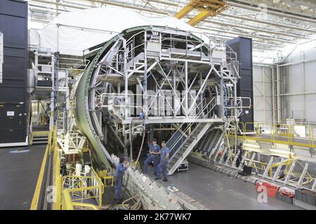 Toulouse, France, 13 mai 2019 - A300-600ST Airbus, connu sous le nom de Beluga, usine de construction Banque D'Images