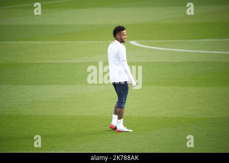 NEYMAR JR 17/09/2019 football / Paris à l'entraînement avant son match de ligue de champions contre -Real-Madrid Banque D'Images