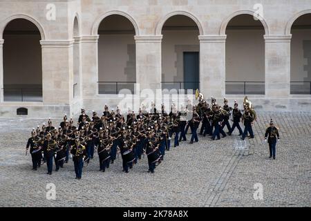 Jan Schmidt-Whitley/le Pictorium - 30/09/2019 - France / Paris / Paris - hommage militaire a Jacques Chirac aux Invalides / 30/09/2019 - France / Paris / Paris - hommage militaire à l'ancien président Jacques Chirac aux Invalides Banque D'Images