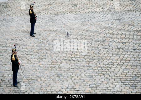 Jan Schmidt-Whitley/le Pictorium - 30/09/2019 - France / Paris / Paris - hommage militaire a Jacques Chirac aux Invalides / 30/09/2019 - France / Paris / Paris - hommage militaire à l'ancien président Jacques Chirac aux Invalides Banque D'Images