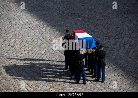 Jan Schmidt-Whitley/le Pictorium - 30/09/2019 - France / Paris / Paris - hommage militaire a Jacques Chirac aux Invalides / 30/09/2019 - France / Paris / Paris - hommage militaire à l'ancien président Jacques Chirac aux Invalides Banque D'Images