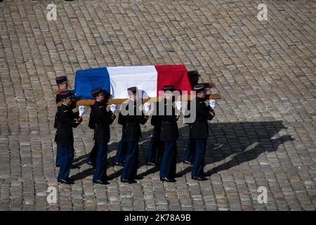 Jan Schmidt-Whitley/le Pictorium - 30/09/2019 - France / Paris / Paris - hommage militaire a Jacques Chirac aux Invalides / 30/09/2019 - France / Paris / Paris - hommage militaire à l'ancien président Jacques Chirac aux Invalides Banque D'Images