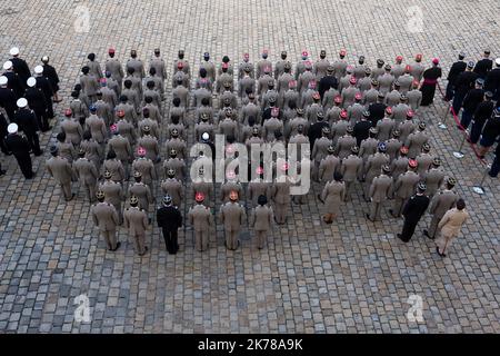 Jan Schmidt-Whitley/le Pictorium - 30/09/2019 - France / Paris / Paris - hommage militaire a Jacques Chirac aux Invalides / 30/09/2019 - France / Paris / Paris - hommage militaire à l'ancien président Jacques Chirac aux Invalides Banque D'Images