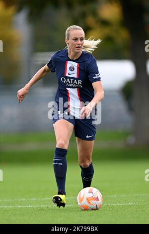 PARIS - Amanda Ilestedt de Paris Saint Germain femmes lors du match de la Division française 1 entre Paris Saint-Germain et Dijon FCO au Stade Georges Lefevre à Paris sur 15 octobre 2022 à Paris, France. ANP | hauteur néerlandaise | Gerrit van Keulen Banque D'Images