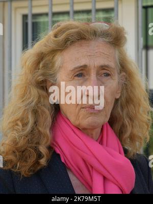 Marseille, France, mai 15th 2020 - Nicole Belloubet, ministre de la Justice, visite la prison de Baumettes. Banque D'Images