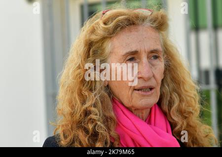 Marseille, France, mai 15th 2020 - Nicole Belloubet, ministre de la Justice, visite la prison de Baumettes. Banque D'Images