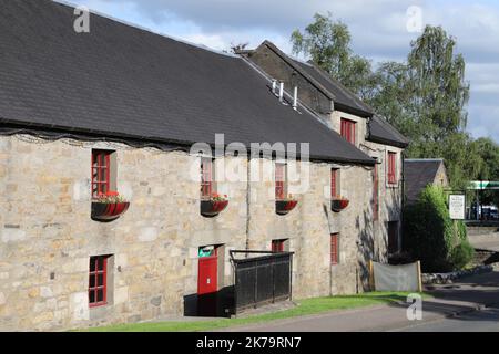 Extérieur de la distillerie Blair Atholl Pitlochry Écosse août 2021 Banque D'Images