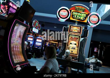 Phase 2 de la décision : réouverture du casino d'Aix en Provence, France Banque D'Images