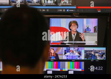 2020/06/19. Martine Louise Marie Aubry est une politicienne française. Elle a été la première secrétaire du Parti socialiste français (Parti socialiste, PS) de novembre 2008 à avril 2012, et a été la première femme maire de Lille (Nord) depuis mars 2001 Banque D'Images