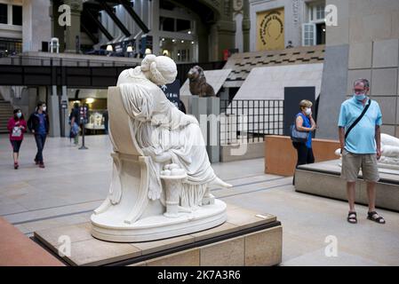 Réouverture du Musée d'Orsay après la crise de Covid 19 juin 27 2020 Banque D'Images