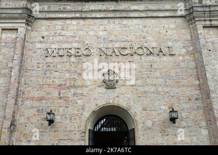 Musée national de Colombie à Bogota qui a été construit en 1823 Banque D'Images