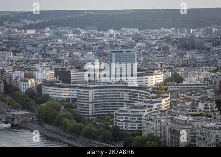 ©PHOTOPQR/LE PARISIEN/Fred Dugit ; Paris ; 20/07/2020 ; Société Paris XVIe, le 20 juillet 2020 radio France photo LP / Fred Dugit Banque D'Images