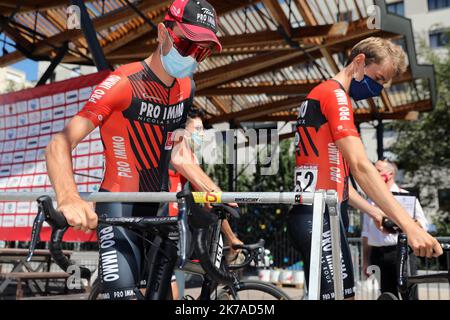 ©PHOTOPQR/LE DAUPHINE/GRÉGORY YETCHMENIZA ; ANNEMASSE ; 05/08/2020 ; GRÉGORY YETCHMENIZA / LE DAUPHINE LIBERE / PHOTOPQR ANNEMASSE (HAUTE-SAVOIE) LE 5 AOÛT 2020 22ND 22ÈME ÉDITION DU TOUR DE SAVOIE MONT-BLANC ETAPE 1 ANNEME SUR 5 août 2020-SAVOIE, 124,2 KM Banque D'Images