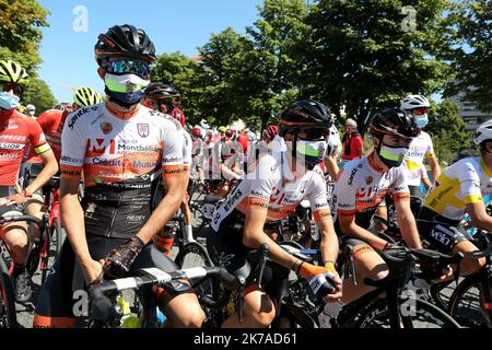 ©PHOTOPQR/LE DAUPHINE/GRÉGORY YETCHMENIZA ; ANNEMASSE ; 05/08/2020 ; GRÉGORY YETCHMENIZA / LE DAUPHINE LIBERE / PHOTOPQR ANNEMASSE (HAUTE-SAVOIE) LE 5 AOÛT 2020 22ND 22ÈME ÉDITION DU TOUR DE SAVOIE MONT-BLANC ETAPE 1 ANNEME SUR 5 août 2020-SAVOIE, 124,2 KM Banque D'Images