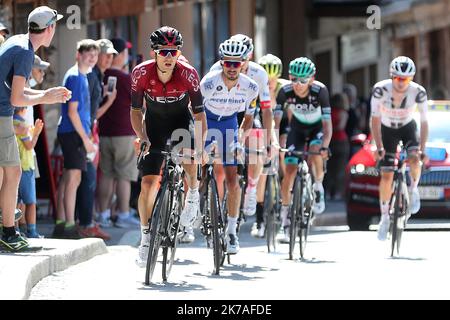 ©PHOTOPQR/LE DAUPHINE/GRÉGORY YETCHMENIZA ; MEGÈVE ; 15/08/2020 ; GRÉGORY YETCHMENIZA / LE DAUPHINE LIBERE / PHOTOQR MEGÈVE (HAUTE-SAVOIE) LE 15 AOÛT 2020 CRITÉRIUM DU DAUPHINE / ETAPE 4 / UGINE -SUR MEGÈVE - PHOTO NOTRE 2020/08 : 15. Course cycliste Critérium du Dauphiné 2020. Banque D'Images