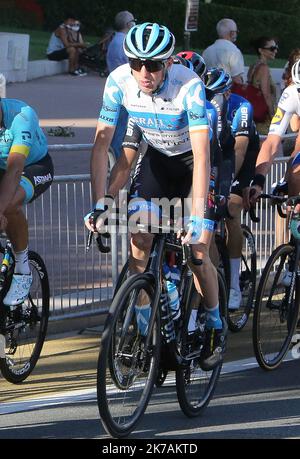©Laurent Lairys/MAXPPP - Daniel Martin d'Israël start - up Nation au Tour de France 2020, course cycliste 2, Nice Haut pays - Nice (186 km) sur 30 août 2020 à Nice, France - photo Laurent Lairys / MAXPPP Banque D'Images
