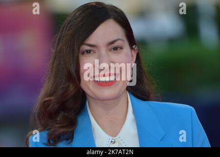 ©FRANCK CASTEL/MAXPPP - Festival du film américain de Deauville 46th. Rebecca Zlotowski Banque D'Images