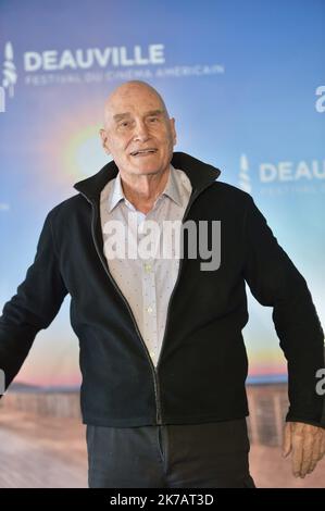 ©FRANCK CASTEL/MAXPPP - Festival du film américain de Deauville 46th. Barbet Schroeder Banque D'Images