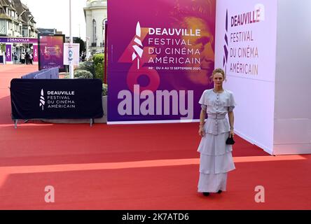 ©PHOTOPQR/OUEST FRANCE/Stéphane Geufroi ; Deauville ; 11/09/2020 ; 46 ème édition du festival du cinéma américain de Deauville. Vanessa Paradis , précédente du jury. - 2020/09/11. Festival américain du film de Deauville. Banque D'Images