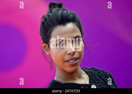 ©PHOTOPQR/OUEST FRANCE/Stéphane Geufroi ; Deauville ; 11/09/2020 ; 46 ème édition du festival du cinéma américain de Deauville. L'actrice Zita Hanrot . - 2020/09/11. Festival américain du film de Deauville. Banque D'Images