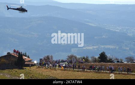 ©PHOTOPQR/LE PROGRES/Philippe VACHER - Chalmazel-Jeansagnière 12/09/2020 - sport -ambiance pour le passage du tour de France au col du Béal dans la région Rhône alpes auvergne. Etape Clermont Ferrand Lyon .Tour de France cyciste 2020. - 2020/09/12. Tour de France, étape 14. Banque D'Images