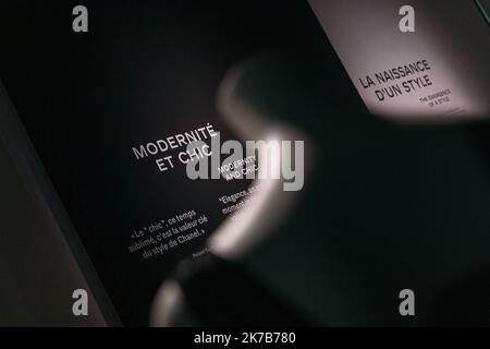 ©PHOTOPQR/LE PARISIEN/Valentin CEBRON ; Paris ; 24/09/2020 ; pour sa création et l'extension de son sous-sol, le Palais Galliera, le musée de la mode de la ville de Paris, héberge l'exposition 'manifeste de la mode' sur Chanel, la création rétrospective de la revue de la revue de la revue de la vie. - Paris, France, sept 24th 2020 - après sa rénovation et l'extension de son sous-sol, la réouverture du Palais Galliera, le musée de la mode de la ville de Paris Banque D'Images