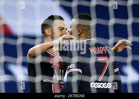 ©Julien Mattia / le Pictorium / MAXPPP - Julien Mattia / le Pictorium - 24/10/2020 - France / Ile-de-France / Paris - KYLIAN MBAPPE #7 lors du match de Ligue 1 francaise entre le Paris Saint-Germain (PSG) et le Dijon FC au stade Parc des Princes le 11 aout 2019 a Paris, Paris France. / 24/10/2020 - France / Ile-de-France (région) / Paris - KYLIAN MBAPPE #7 lors du match de la Ligue française 1 entre Paris Saint-Germain (PSG) et le FC Dijon au stade du Parc des Princes sur 11 août 2019 à Paris, France. Banque D'Images