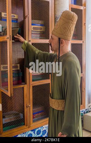 ISTANBUL, TURQUIE - 22 JUILLET 2019 : mannequin dans le palais de Topkapi à Istanbul, Turquie Banque D'Images