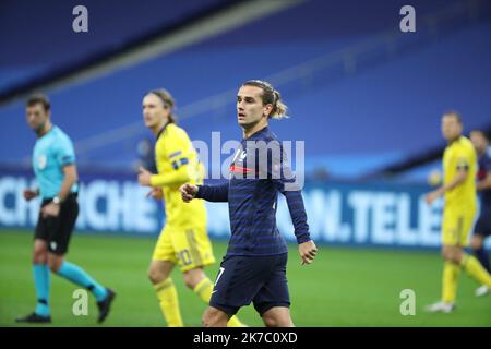 ©PHOTOPQR/LE PARISIEN/Arnaud Journois ; SAINT DENIS ; ; FOOTBALL , LIGUE DES NATIONS - 17/10/2020 - SAINT DENIS , STADE DE FRANCE / FRANCE - SUÈDE - Saint Denis, France, nov 17th 2020 - Ligue des Nations de football France vs Sweeden Banque D'Images