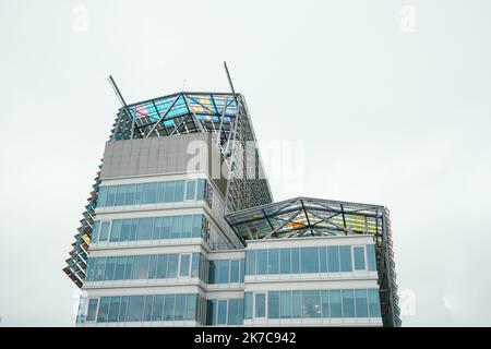 ©Julian Letouq / le Pictorium / MAXPPP - Julian Letouq / le Pictorium - 10/12/2020 - France / Normandie / Rouen - Siège de la metropole de Rouen. / 10/12/2020 - France / Normandie / Rouen - Siège de la métropole de Rouen. Banque D'Images