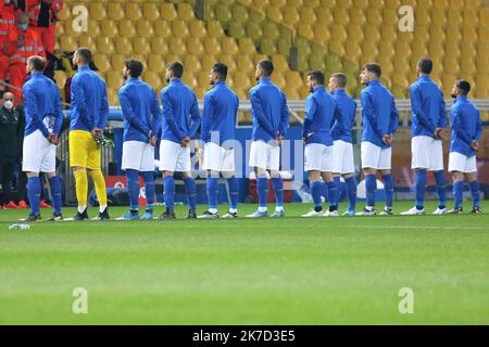 ©Laurent Lairys/MAXPPP - équipe Italie lors de la coupe du monde de la FIFA 2022, qualification du match de football du groupe C entre l'Italie et l'Irlande du Nord sur 25 mars 2021 au stade Ennio Tardini à Parme, Italie - photo Laurent Lairys / Maxppp Banque D'Images