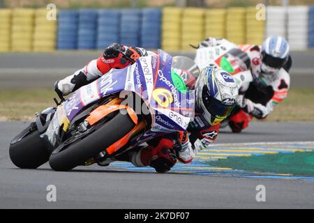 ©PHOTOPQR/Ouest FRANCE/Daniel FOURAY ; le Mans ; 14/05/2021 ; Sport . Motocyclisme . Vitesse . Championnat du monde . Grand prix de France moto . Le Mans . Catégorie MotoE . 06 . Maria Herrera . Équipe d'Openbank Aspar . Espagne . Photo Daniel Fouray . Banque D'Images